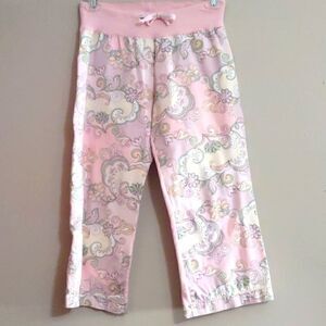 Nilla Shields, size S, crop wide leg pants, pink gray floral terrycloth interior